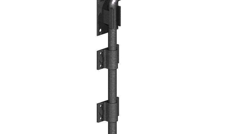 Double Gate Adjustable Hinge Kit Complete - Black